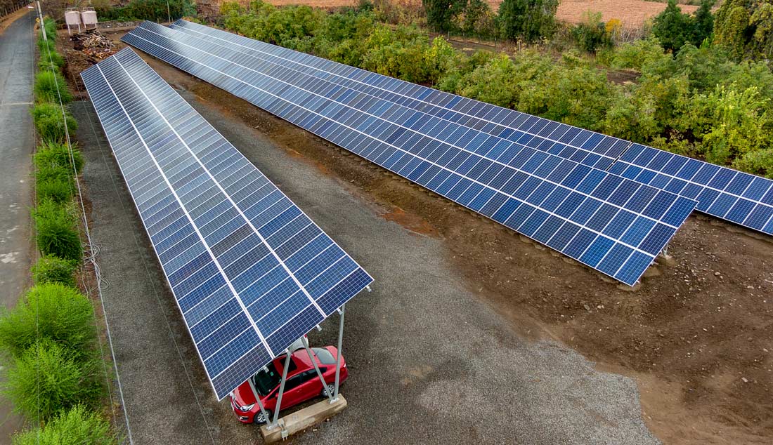 carpot solcor paneles solares estacionamiento